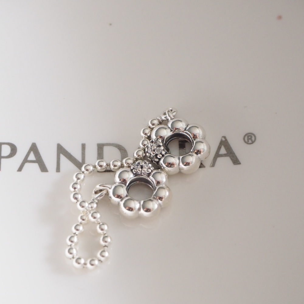 PANDORA Beads & Pave Safety Chain 798680C01-05 - Picture 2 of 4